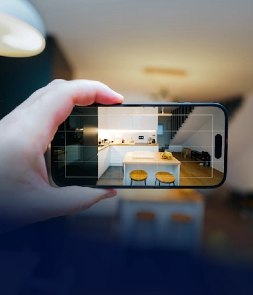 Zajištění pronájmu nemovitosti a profesionální realitní fotografie - moderní kuchyň